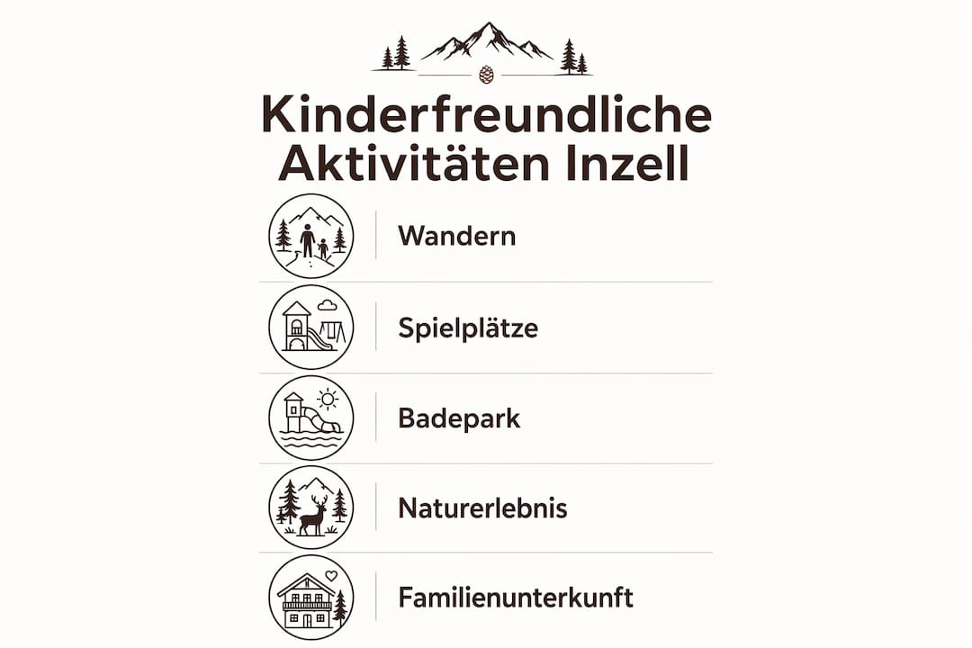 Übersicht: Die schönsten Freizeitaktivitäten für Kinder in Inzell auf einen Blick