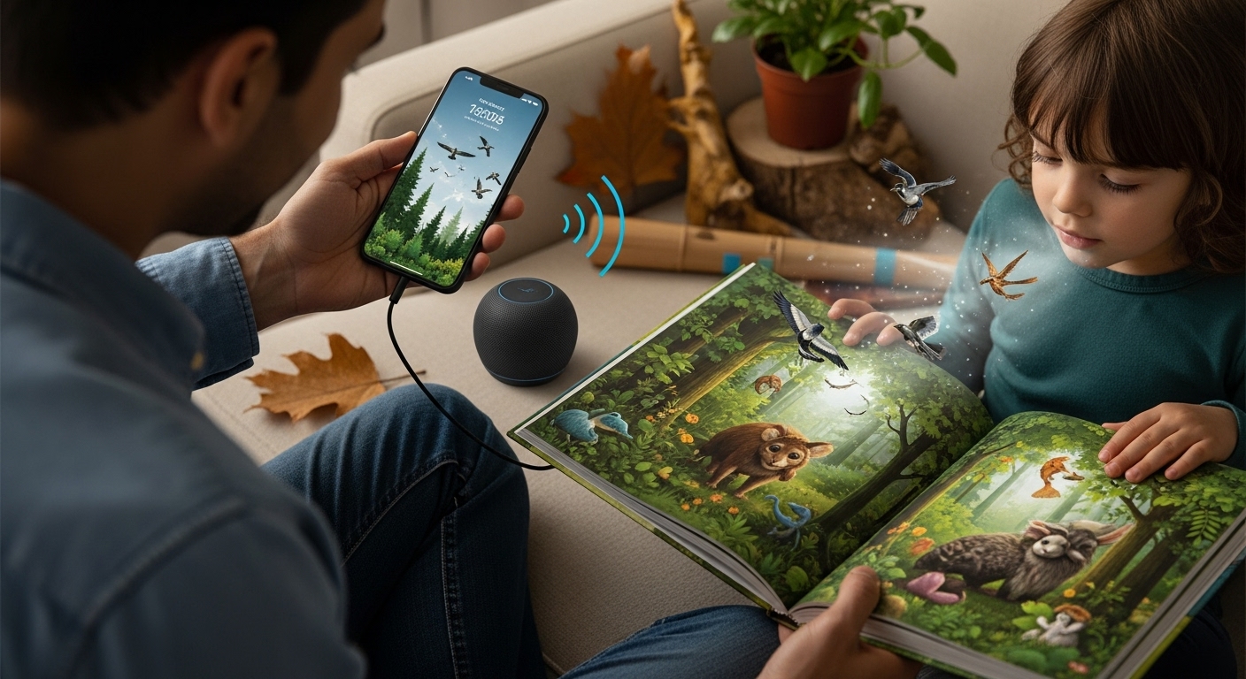 fantasiereise zum vorlesen, sound effects, interactive storytelling