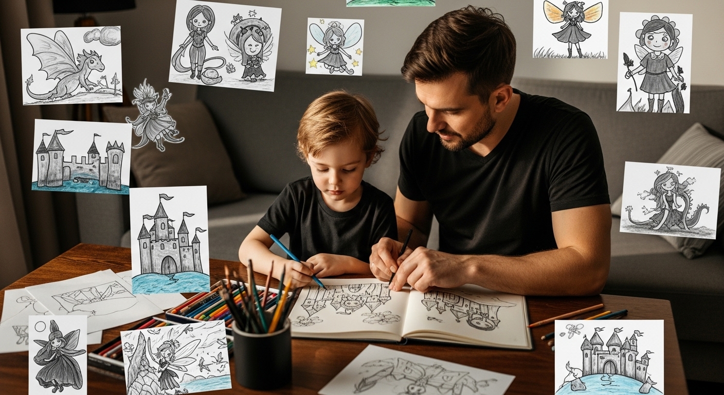 kinder fantasiegeschichten kreativ Eltern