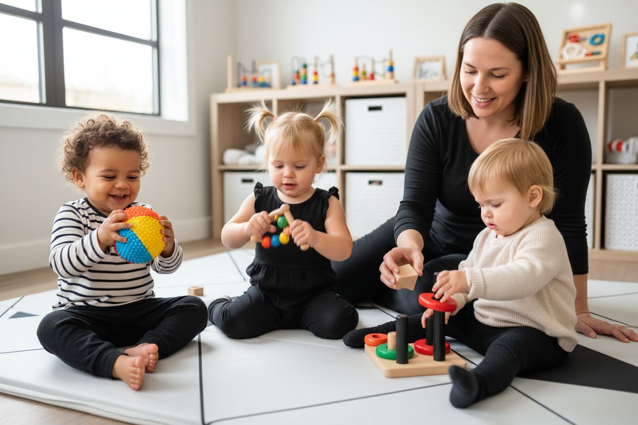 spielen mit kindern unter 3, entwicklungsförderung