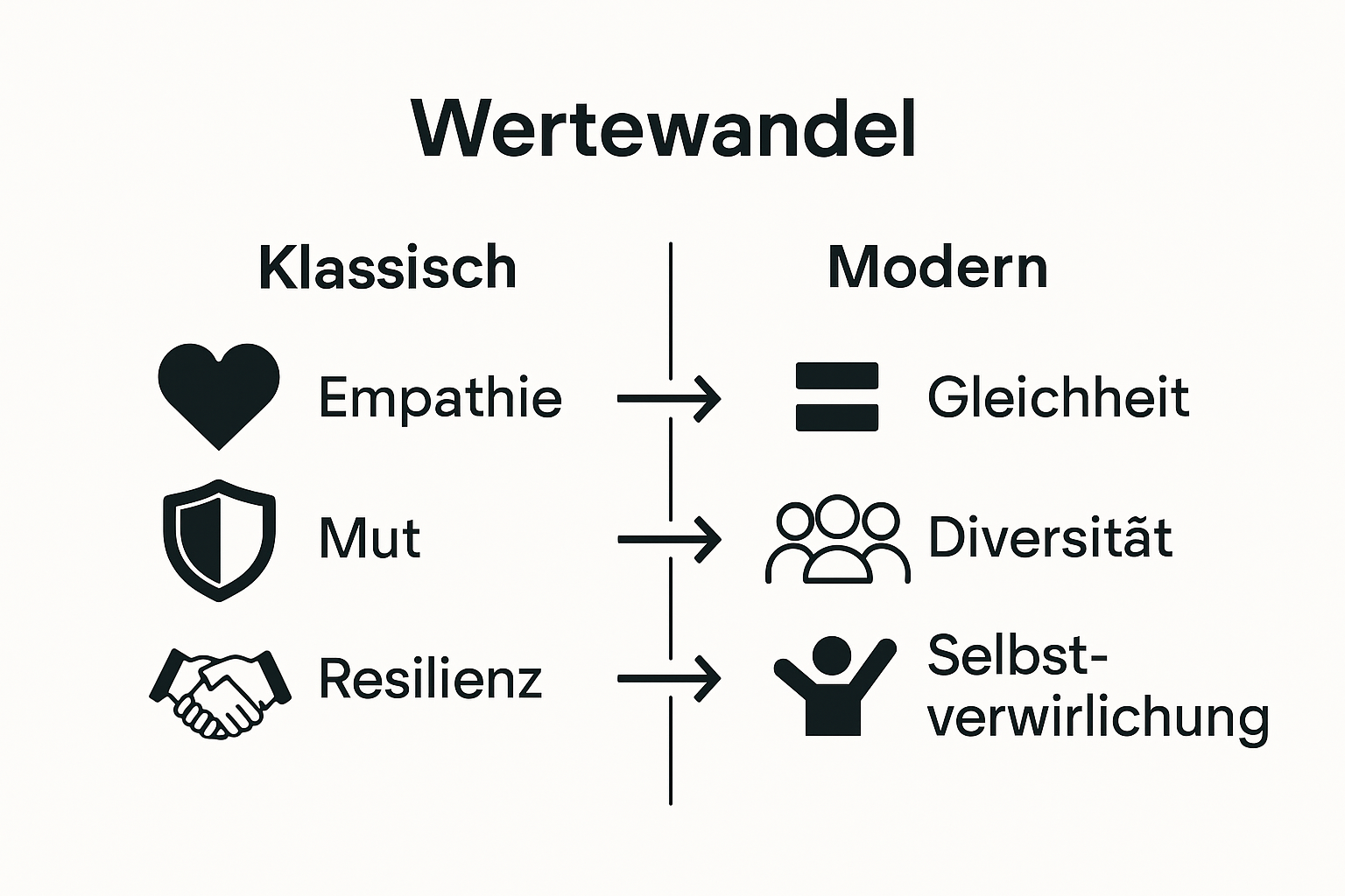 Classic vs modern values in fairy tales infographic
