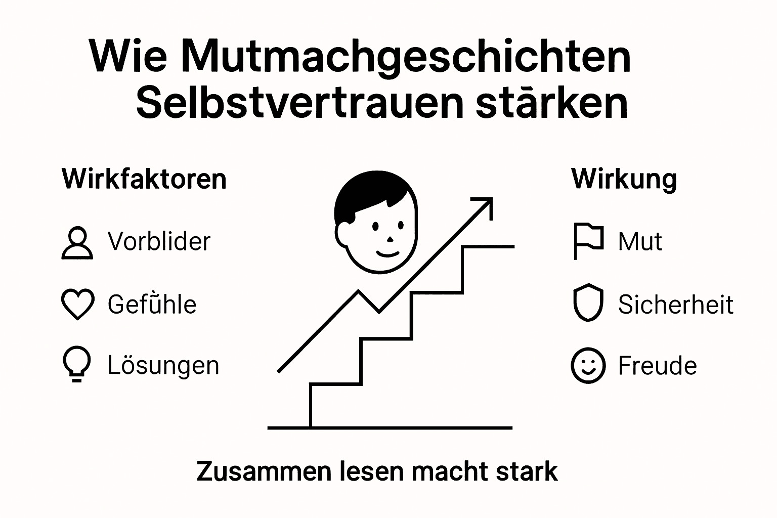 Infografik: Mit inspirierenden Geschichten zu mehr Selbstvertrauen