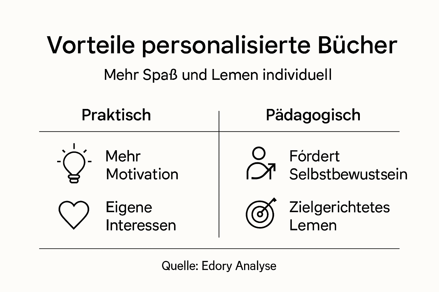 Infografik: Warum personalisierte Kinderbücher so wertvoll sind
