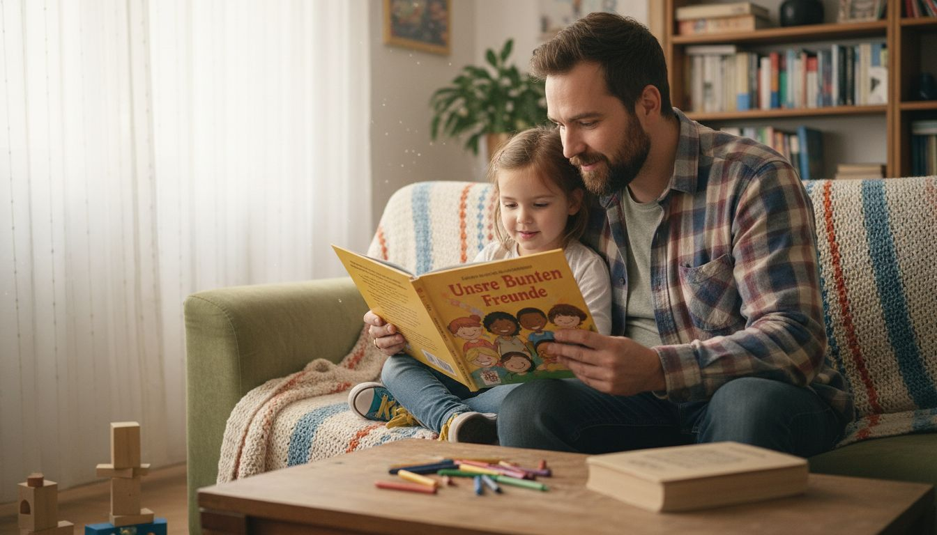 Eine kindgerechte Geschichte, die zum gemeinsamen Lesen in der Familie einlädt und alle Kinder mit einbezieht.