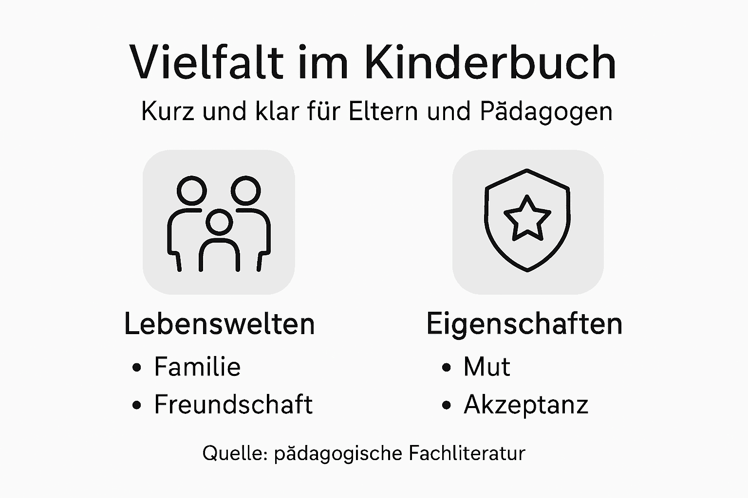 Infografik: Themenvielfalt im Kinderbuch – kompakt und übersichtlich dargestellt