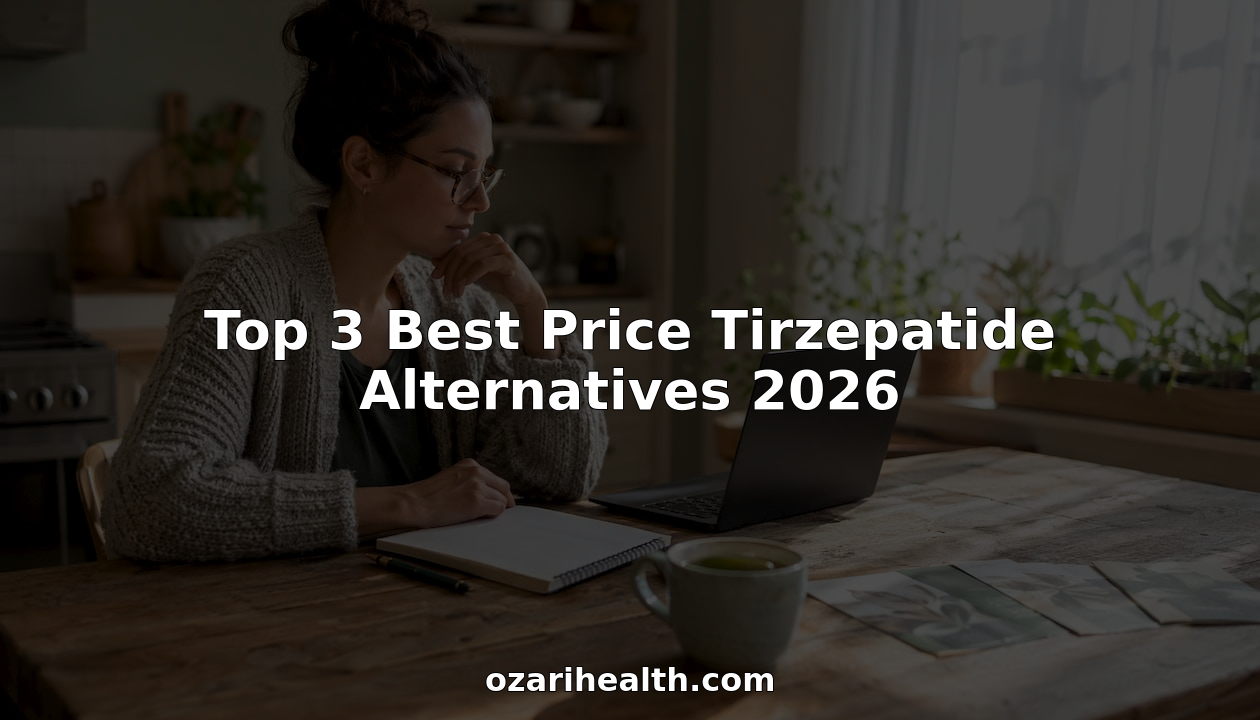 Woman consulting telehealth for tirzepatide alternatives