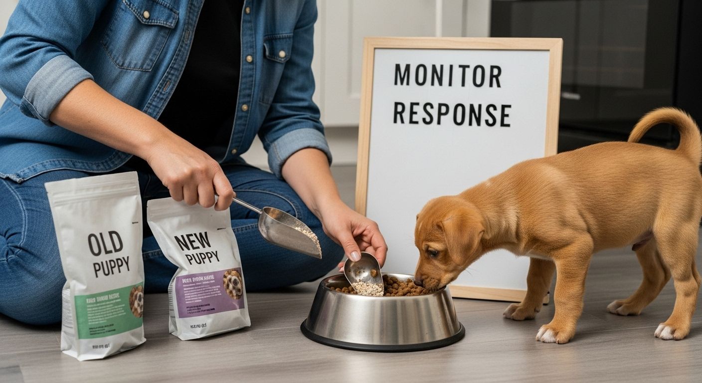 puppy food transition