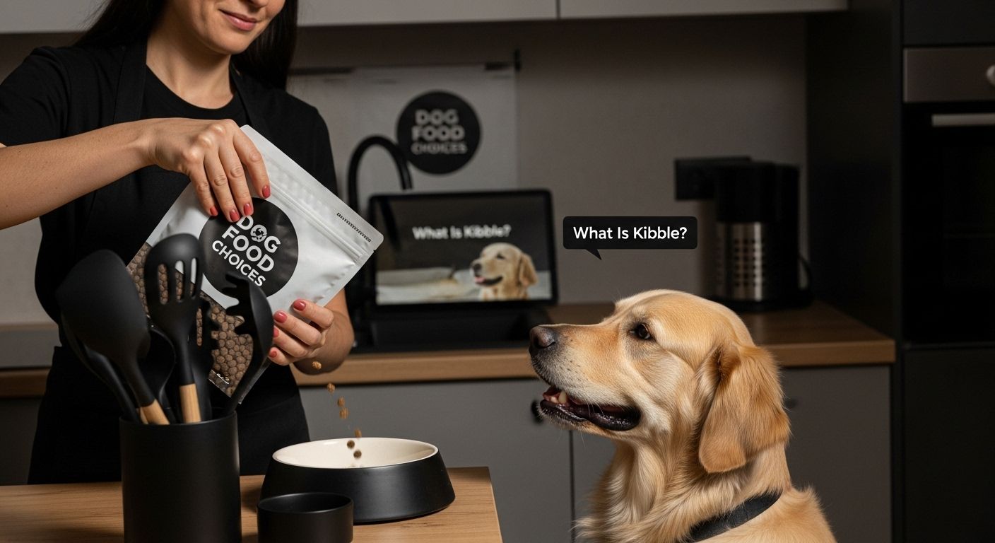 dog kibble feeding