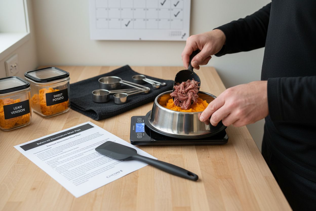 dog elimination diet preparation