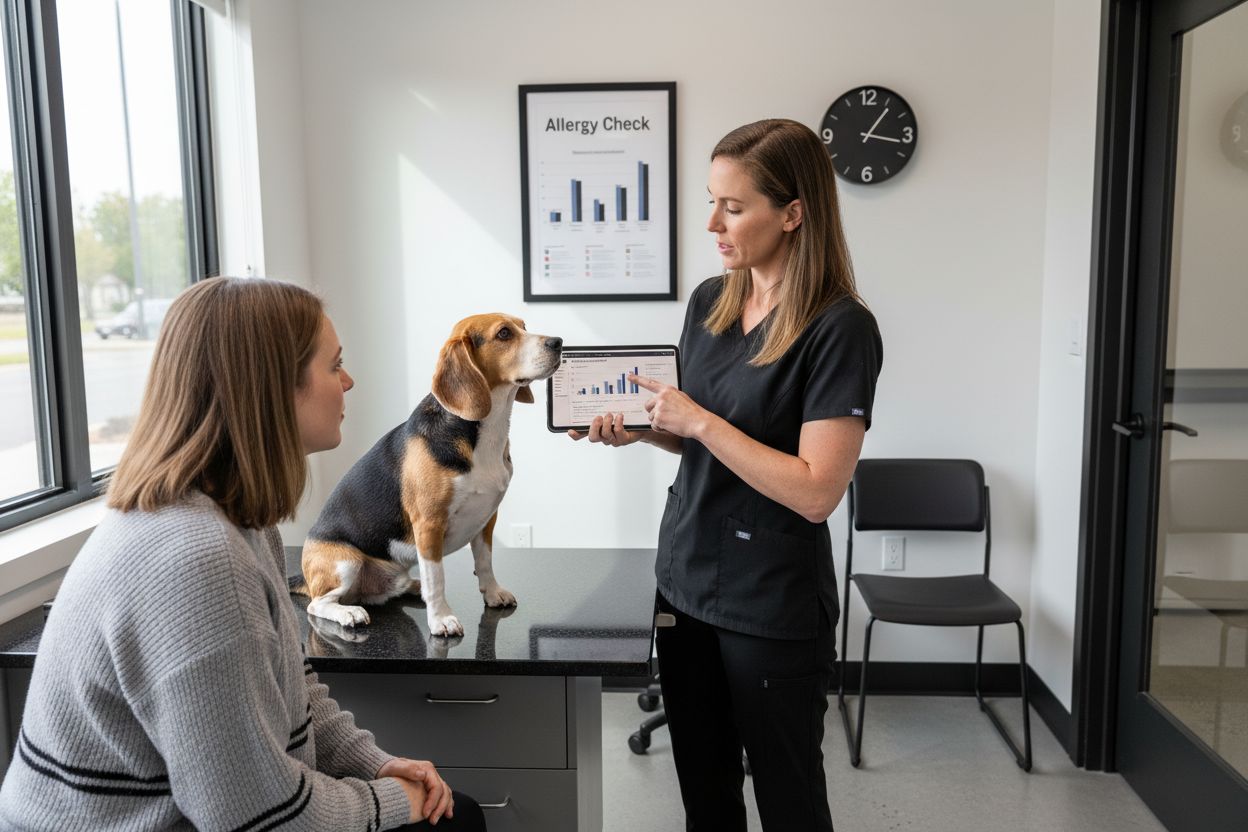 vet dog allergy nutrition