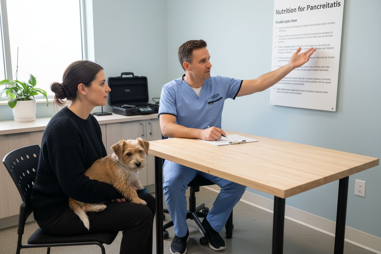 vet dog pancreatitis nutrition