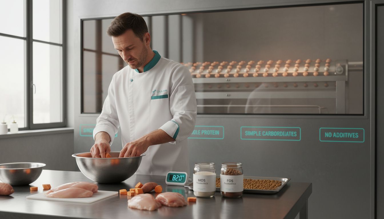 dog food preparation