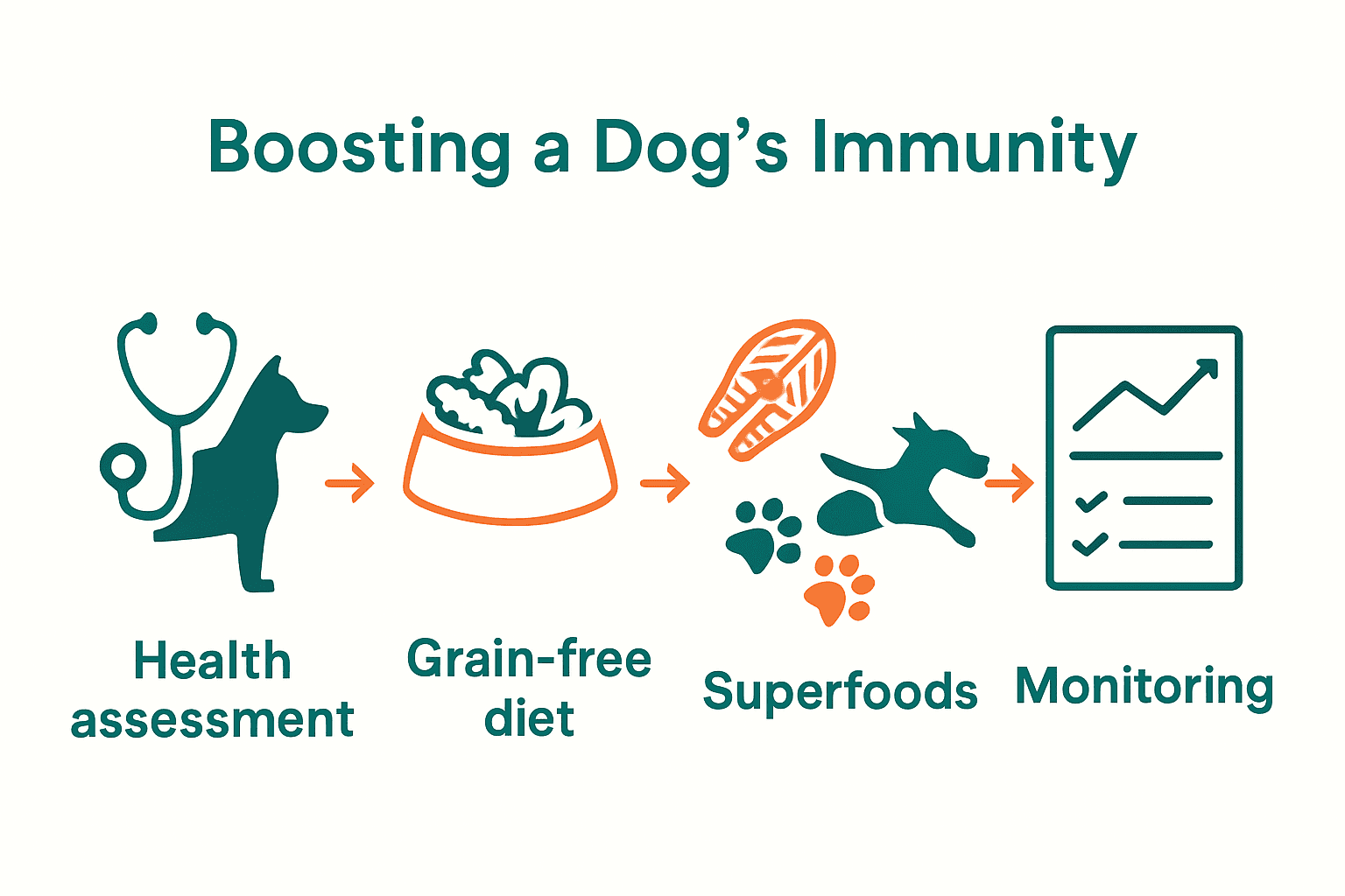 Infographic: 5 steps to boost dog immunity naturally