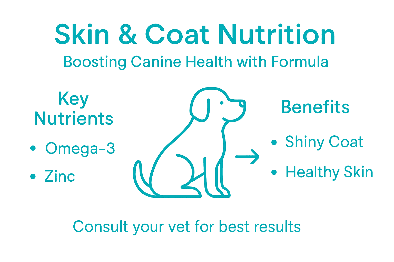 Infographic summarizing key nutrients and benefits