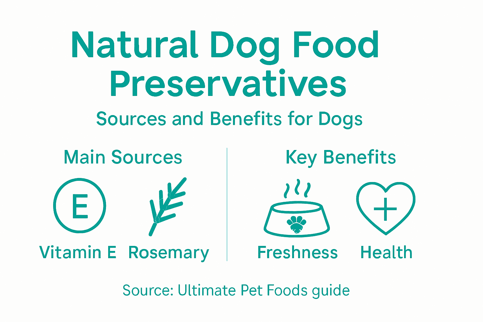 Infographic showing natural preservative sources and benefits