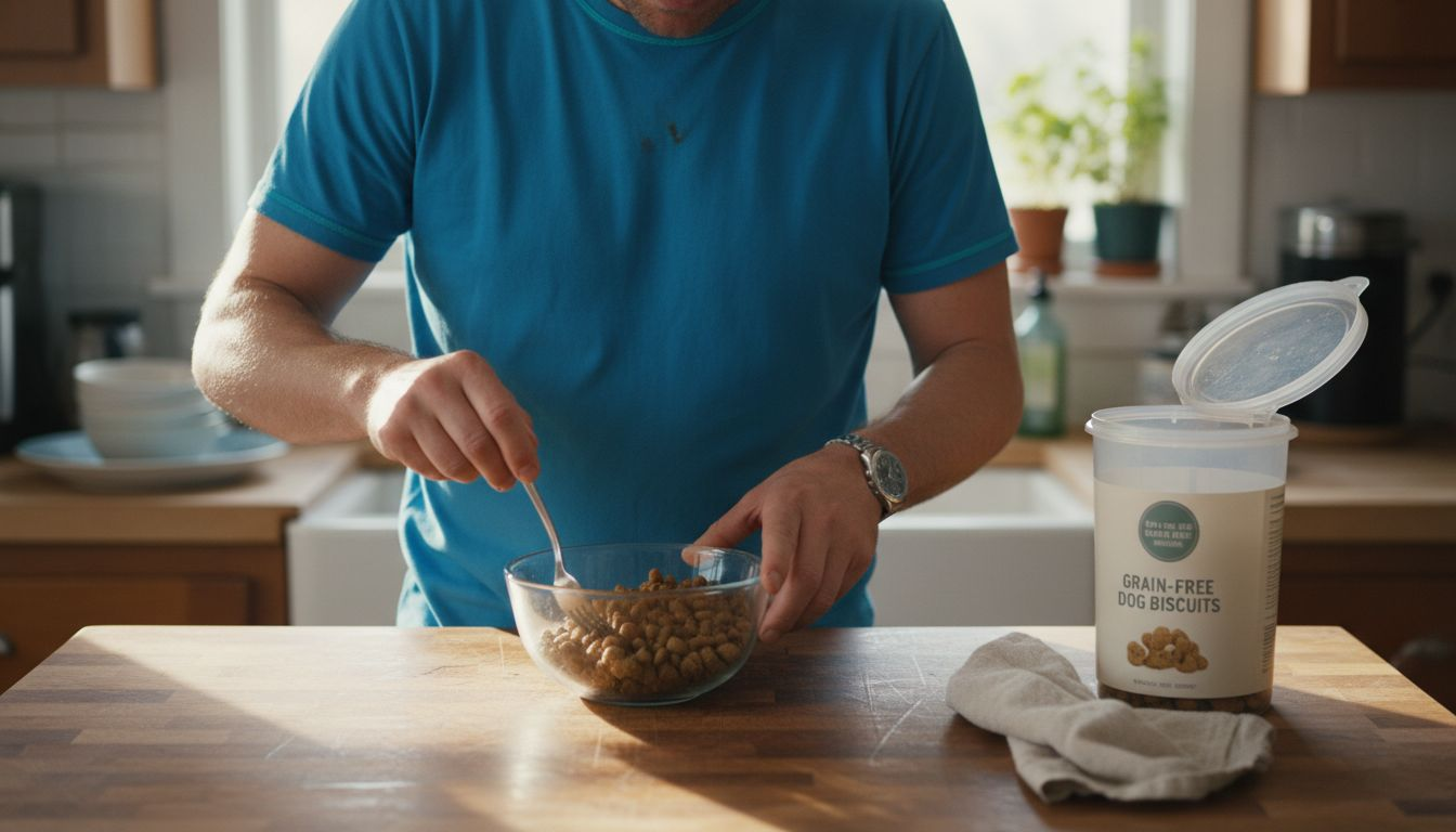 Mixing wet and dry dog food for transition