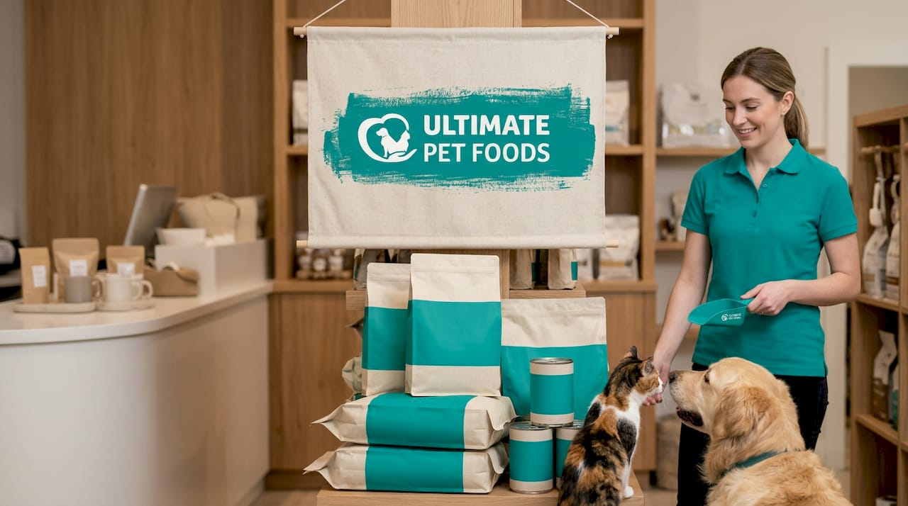 Home pantry dog owner safely storing kibble