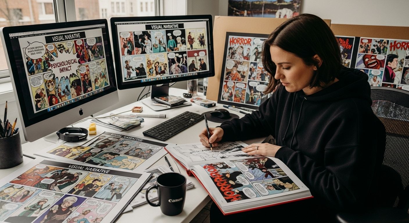 artist studio horror comics