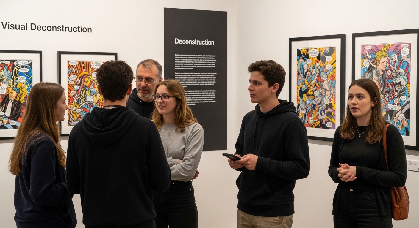 avant-garde comic panel gallery