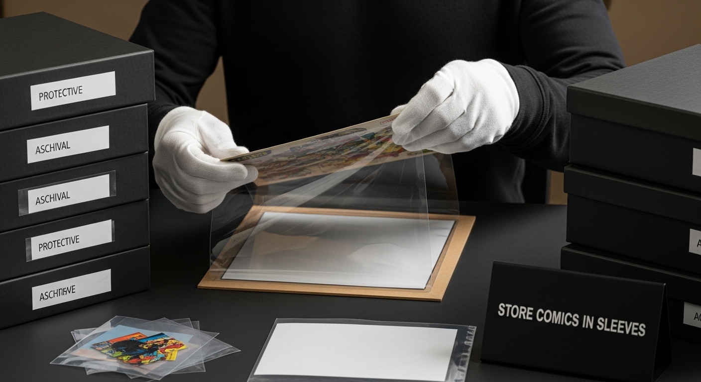 comic storage sleeves