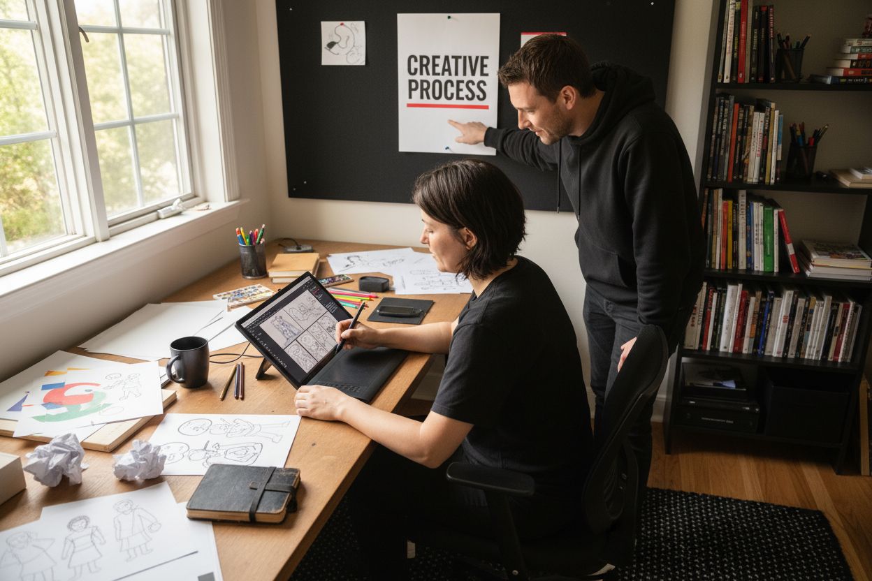 artistic process graphic novel artbook