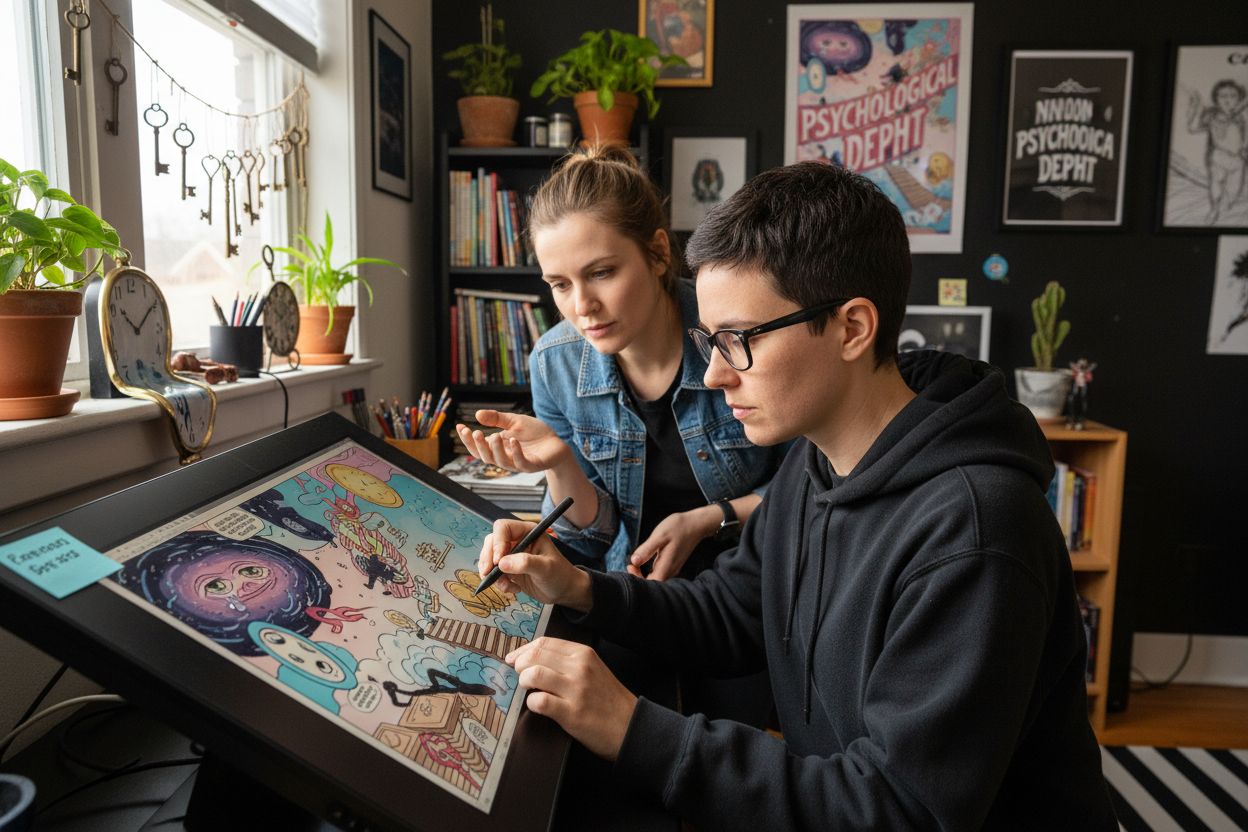 graphic novel surrealism studio