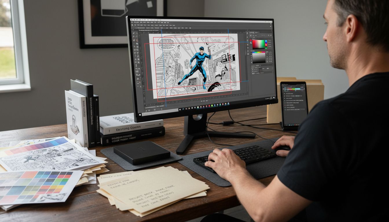 print ready comic artwork