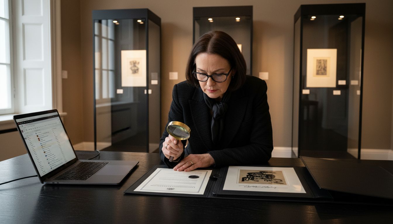 art gallery authentication