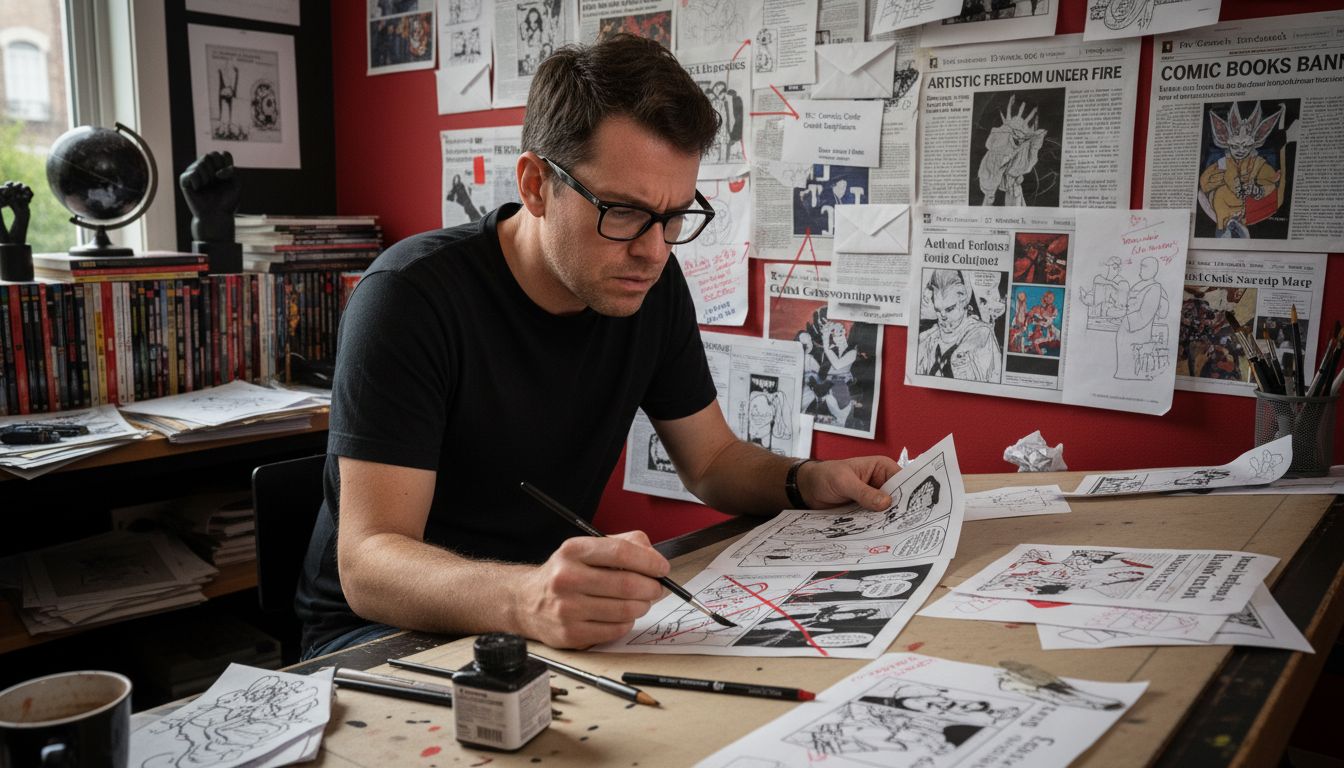 comic creator censorship