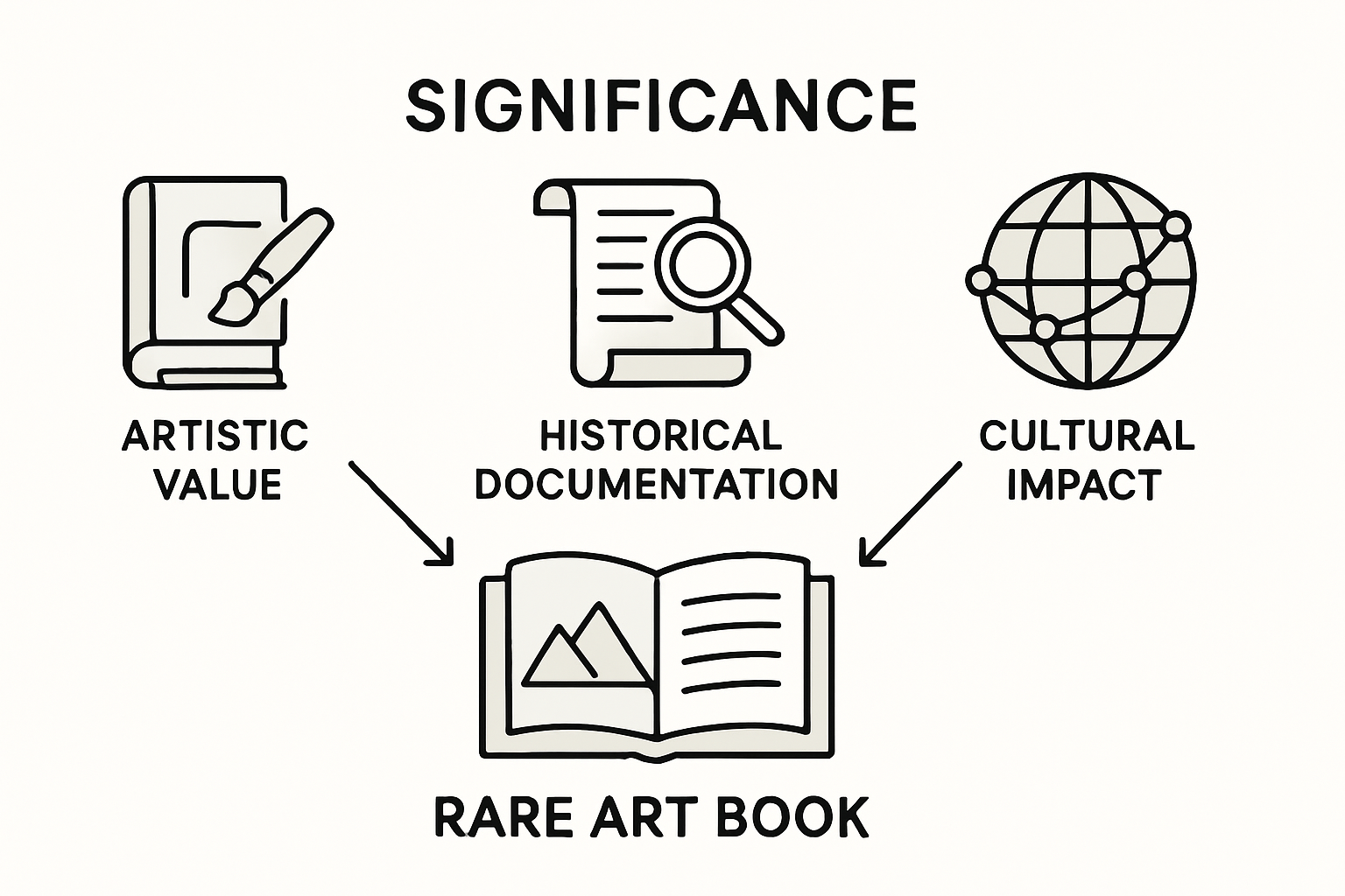 Infographic: artistic, historical, cultural value convergence