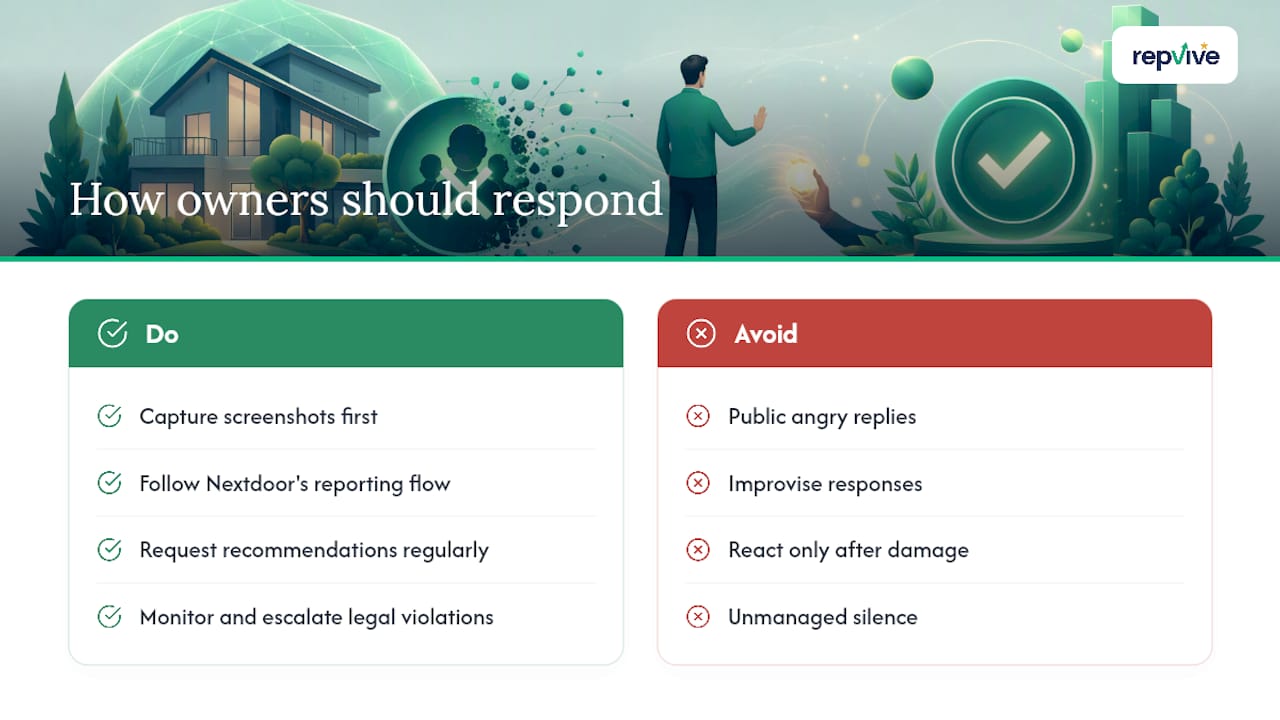 What Owners Get Wrong When a Bad Recommendation Hits — overview diagram