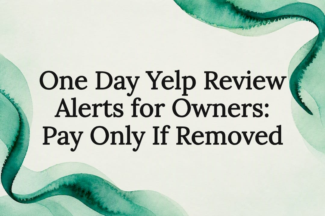 Decorative title card for Yelp review alerts