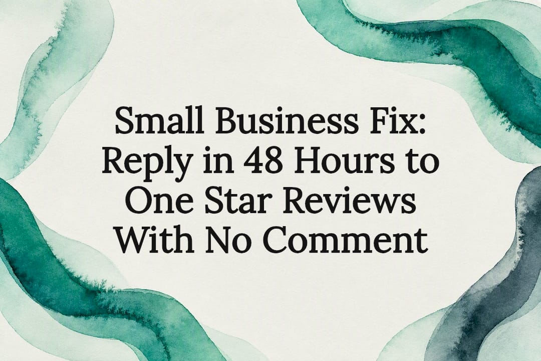 Decorative title card for review response article