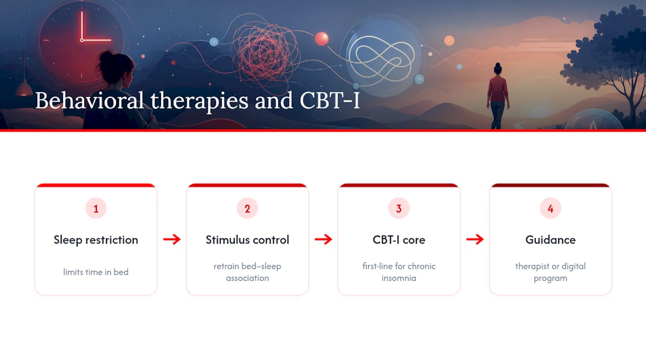 Behavioral therapies worth knowing about — overview diagram