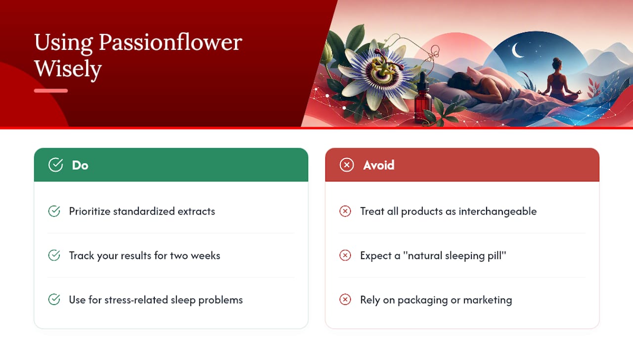 The Honest Take on Passionflower for Sleep — overview diagram