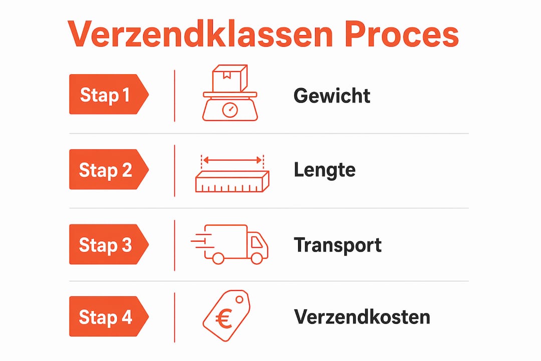 Overzicht: hoe bepalen we de verzendcategorieën voor bouwgereedschap