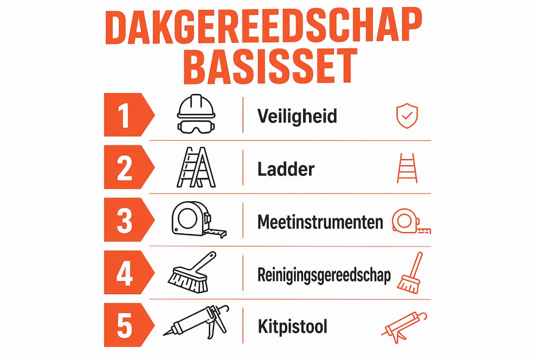 Handig overzicht: de onmisbare gereedschappen voor iedere dakwerker