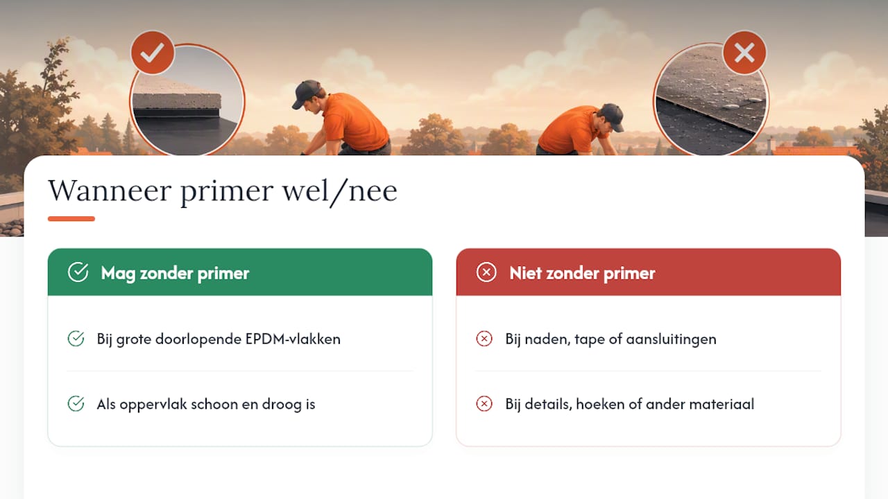 Wanneer kun je primer overslaan? — overview diagram