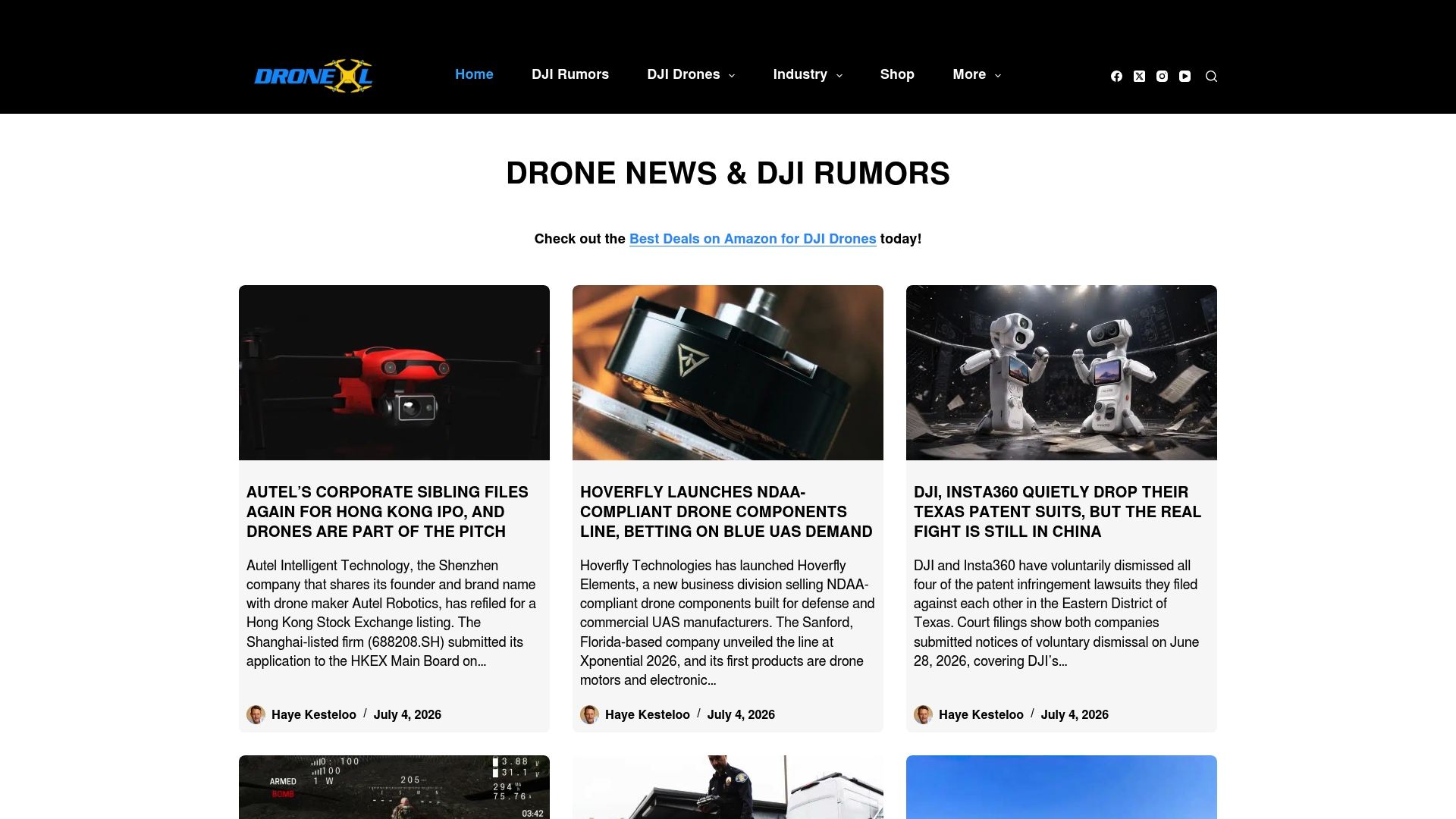 https://dronexl.co