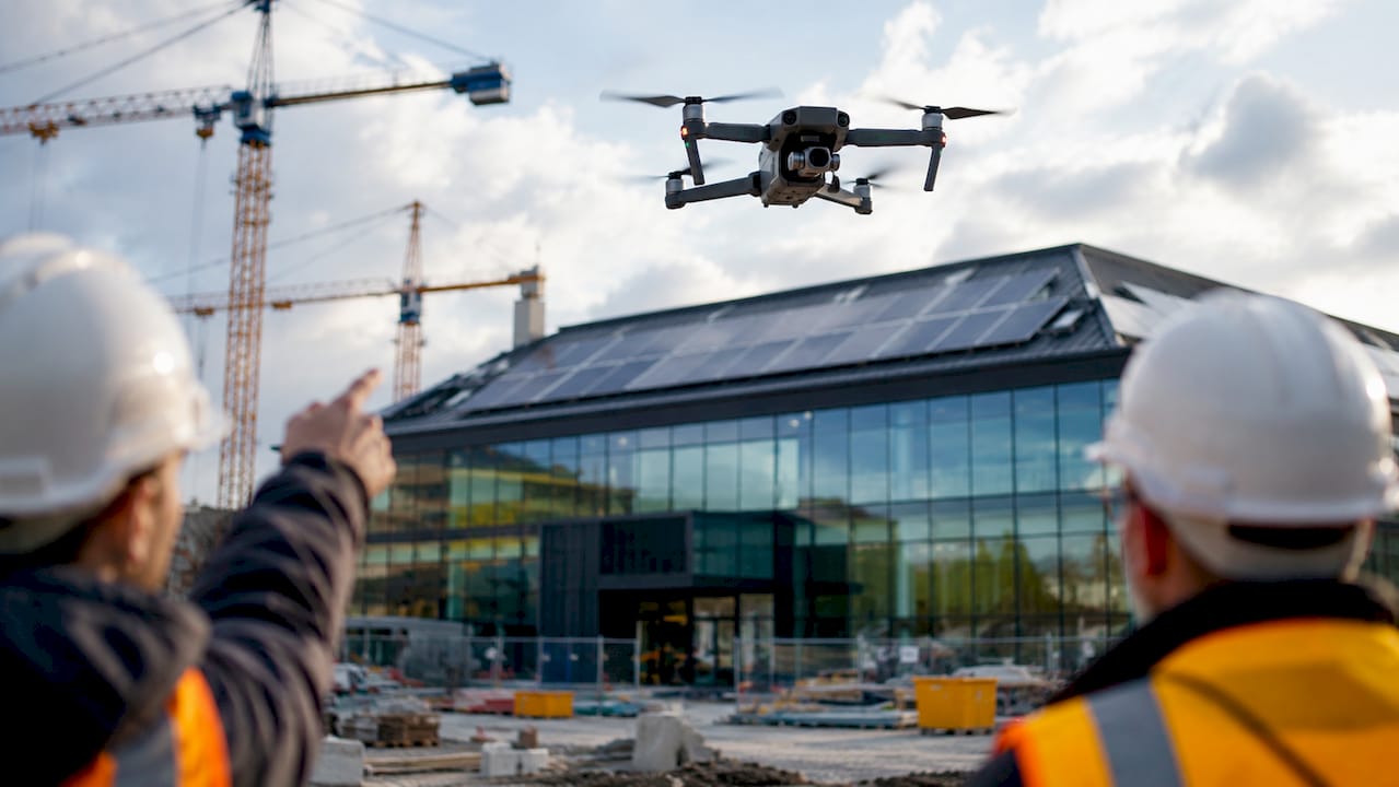 Inspection de toitures industrielles par drone