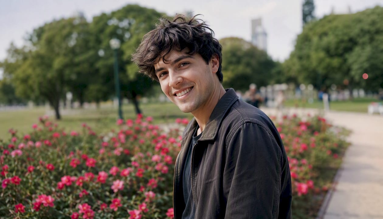 Lead headshot with natural light and smile