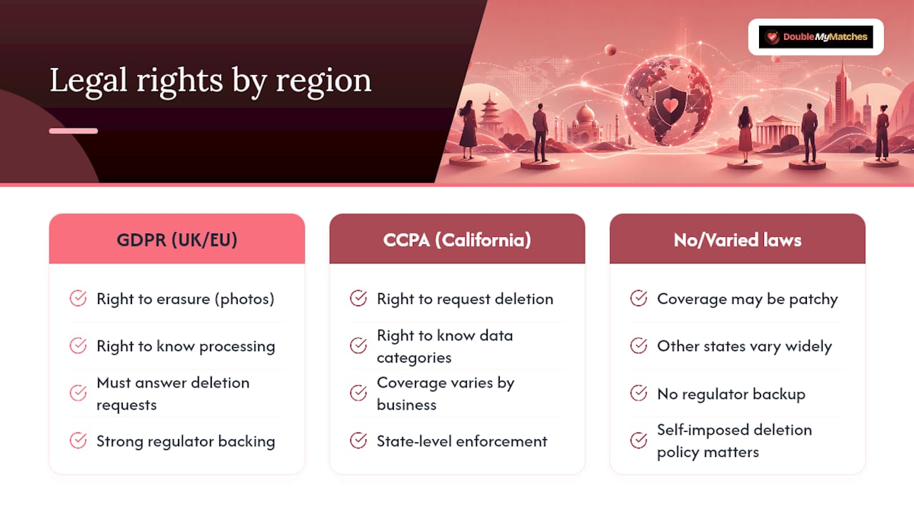 What GDPR and CCPA actually give you as a user — overview diagram