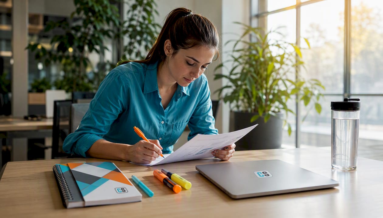 Professional reviewing report scheduling notes