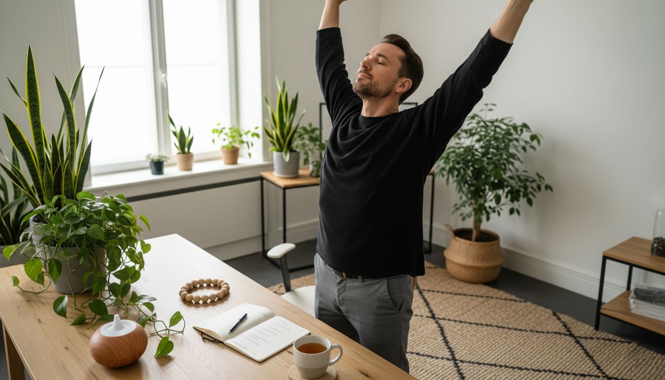 ontspanning werk cbd-thee