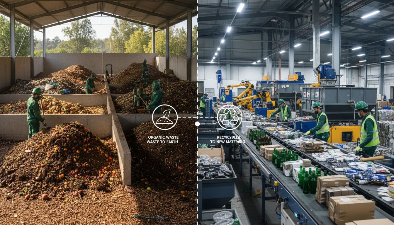 afbreekbaar recyclebaar proces