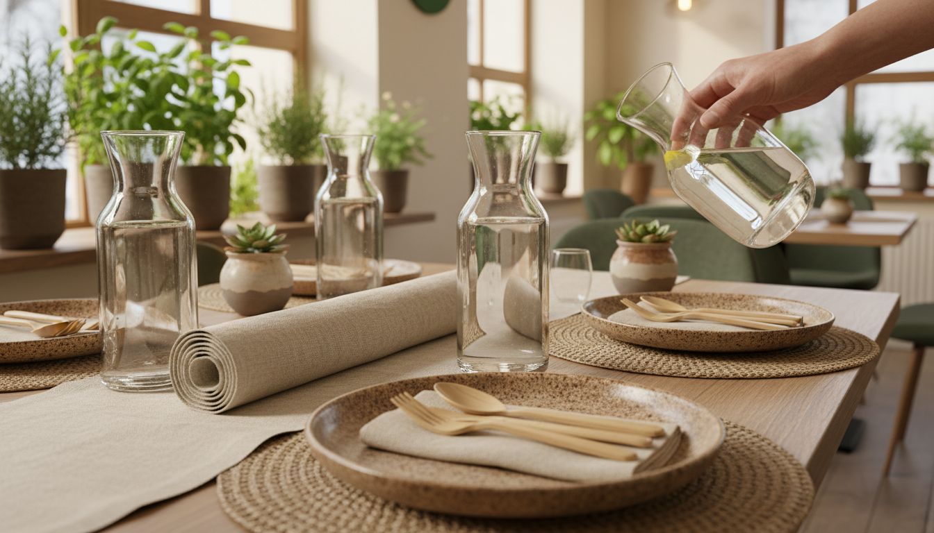 duurzame tafelsetting materialen