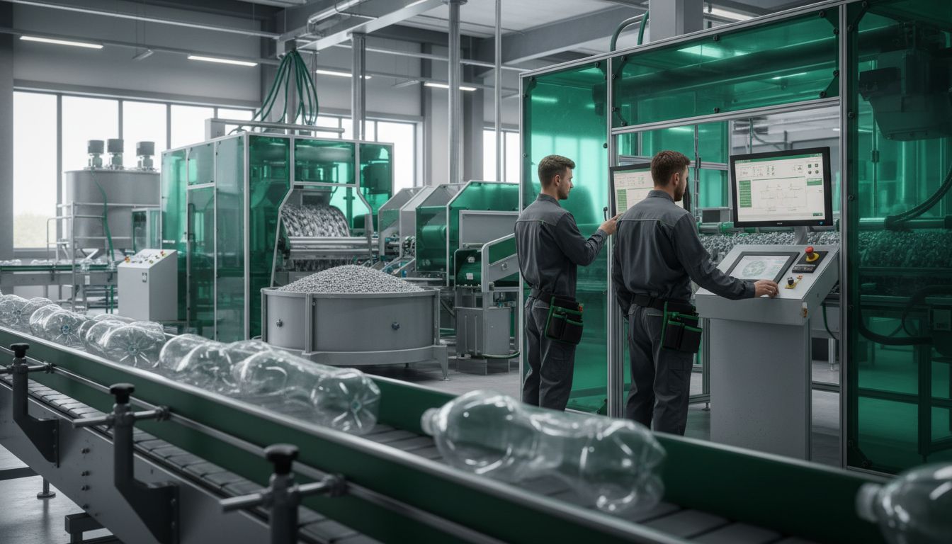 plastic recycling fabriek