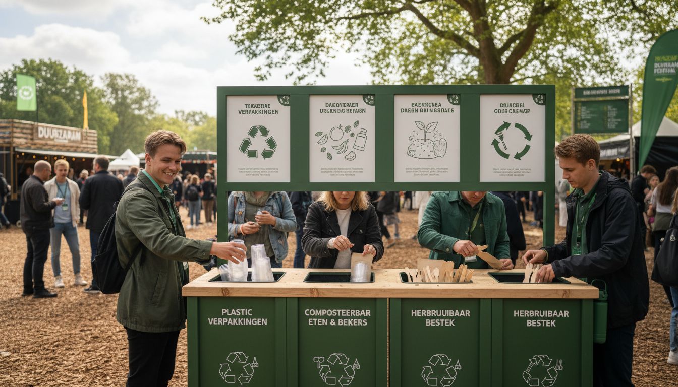 afvalscheiding evenement plastics