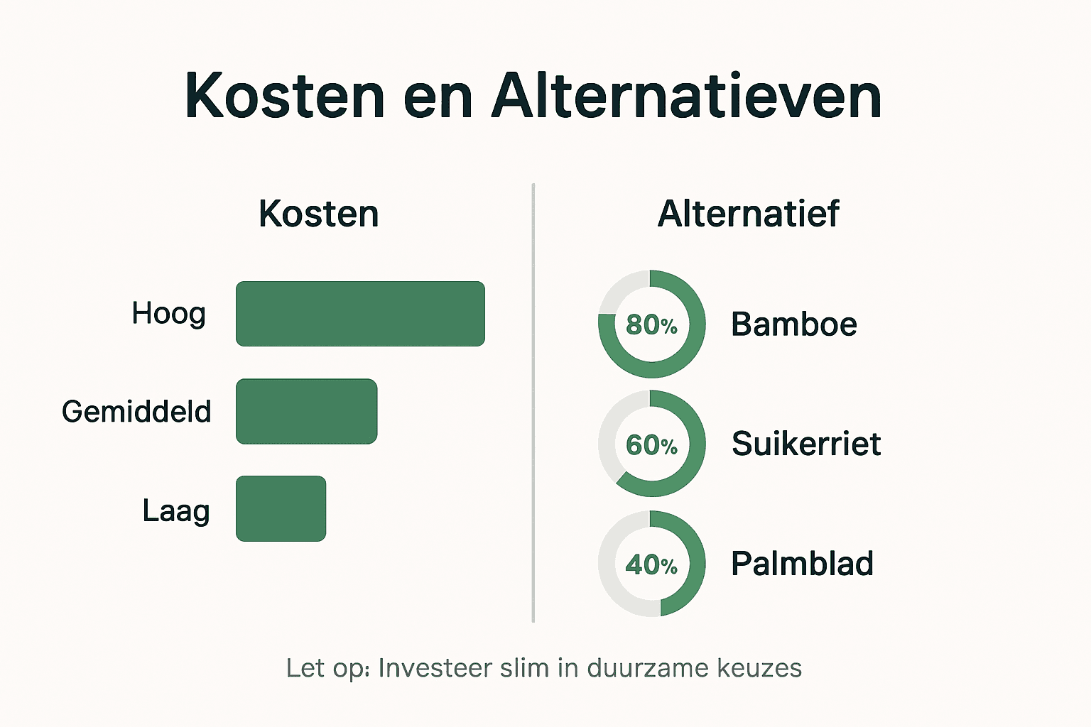 Overzicht: wat kost verduurzaming in de horeca en welke slimme alternatieven zijn er?