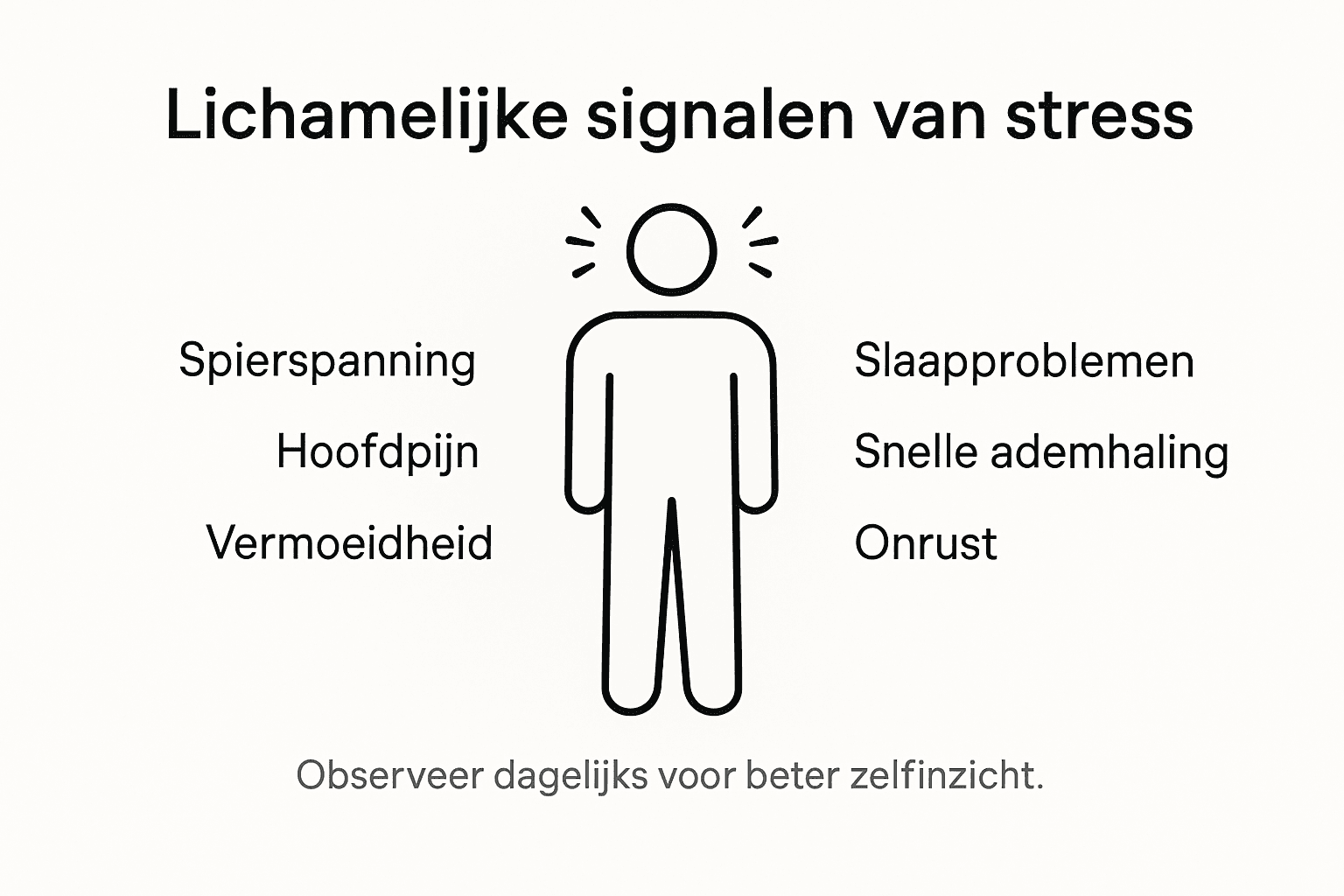 Infographic: Zo herkent je lichaam stress